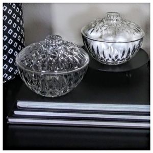 ViNtAge Indonesia Crystal Clear Glass Bowls